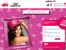 Tablet Screenshot of missteenqueenuk.com